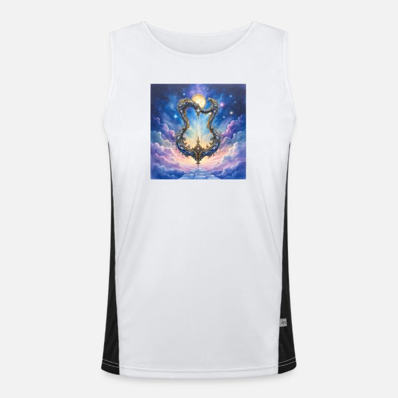 Golden Gate Celestial Arch Men's Functional Contrast Tank Top 