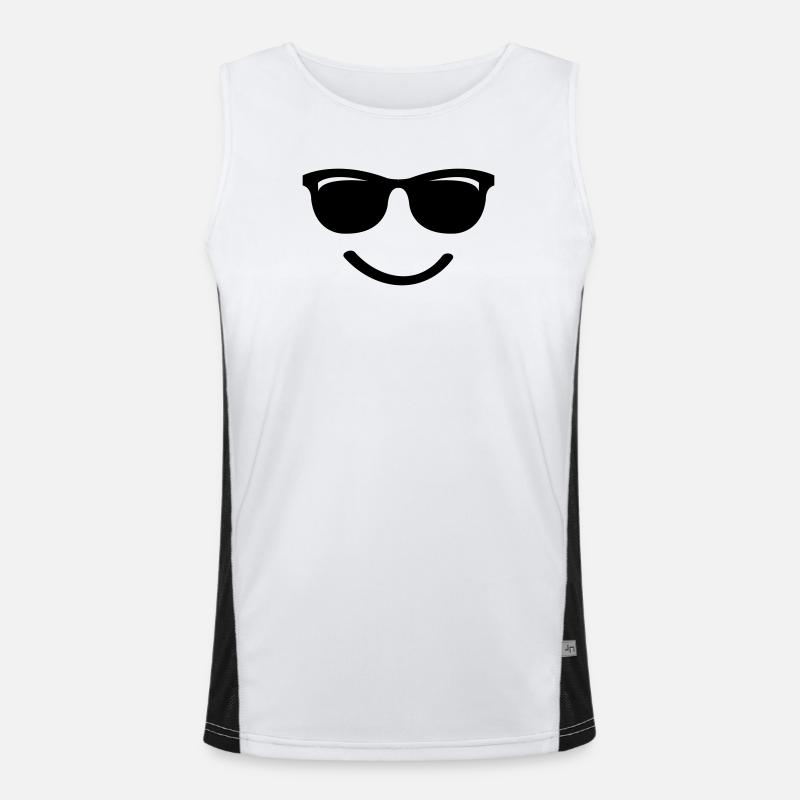 Sourire Débardeur respirant contrasté Homme 