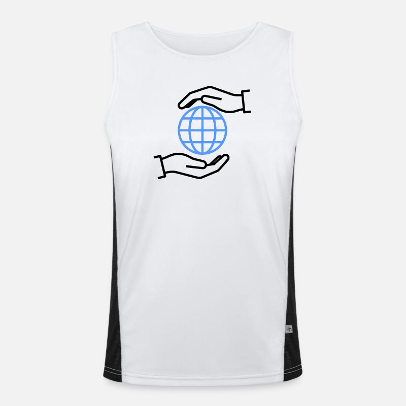 Globe Hands Out Global Débardeur respirant contrasté Homme 