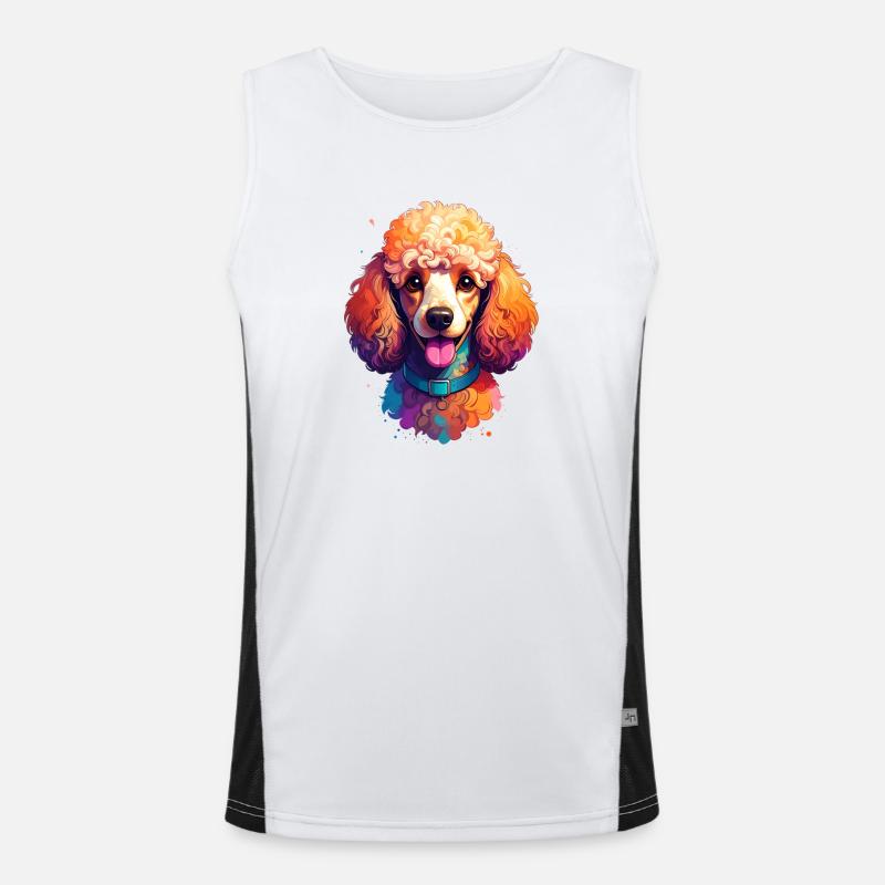 Caniche Débardeur respirant contrasté Homme 