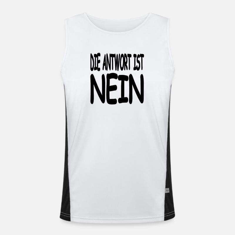 Nein Funktionelles Kontrast-Tank Top für Männer 