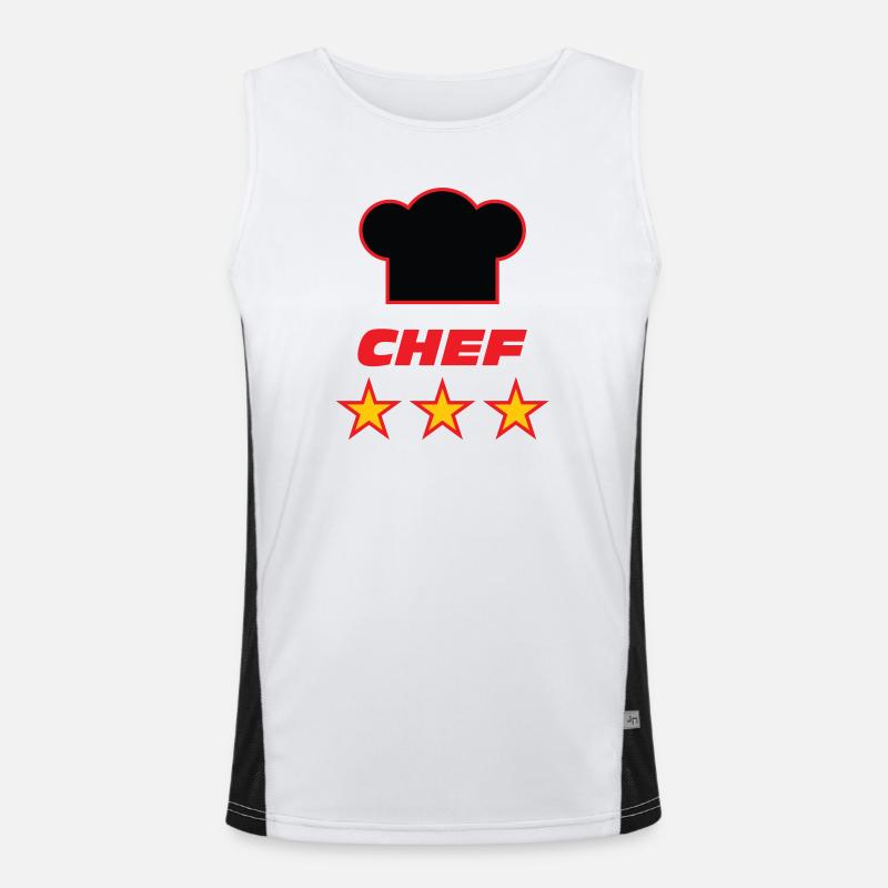 Chef - Kitchen - Cook Men's Functional Contrast Tank Top 