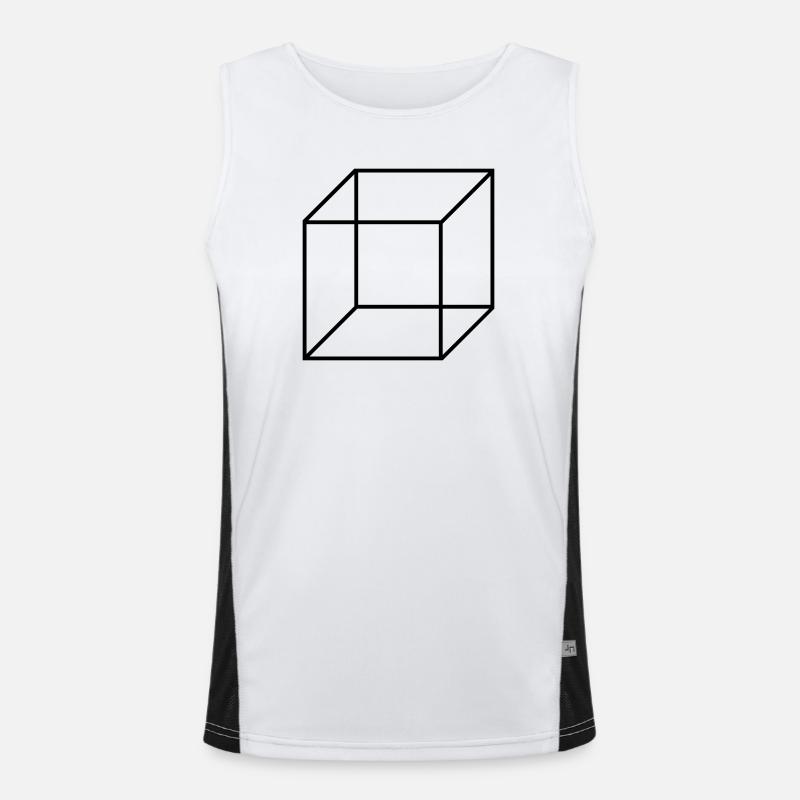 Cube Square Débardeur respirant contrasté Homme 