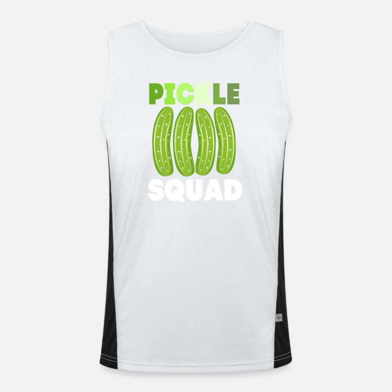 Cornichon concombre Débardeur respirant contrasté Homme 