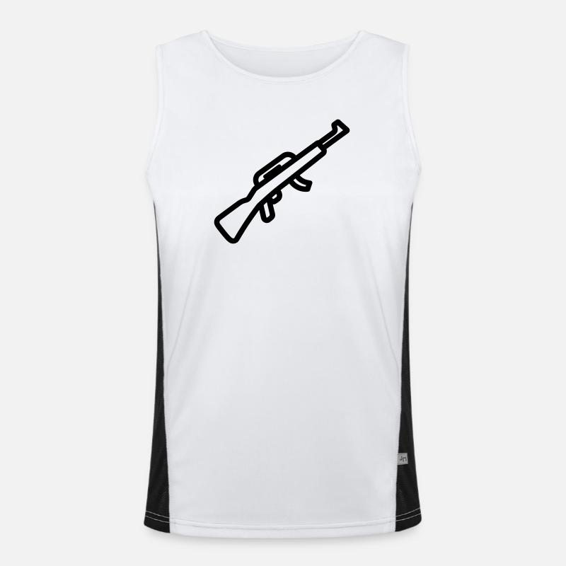 mitraillette  Débardeur respirant contrasté Homme 