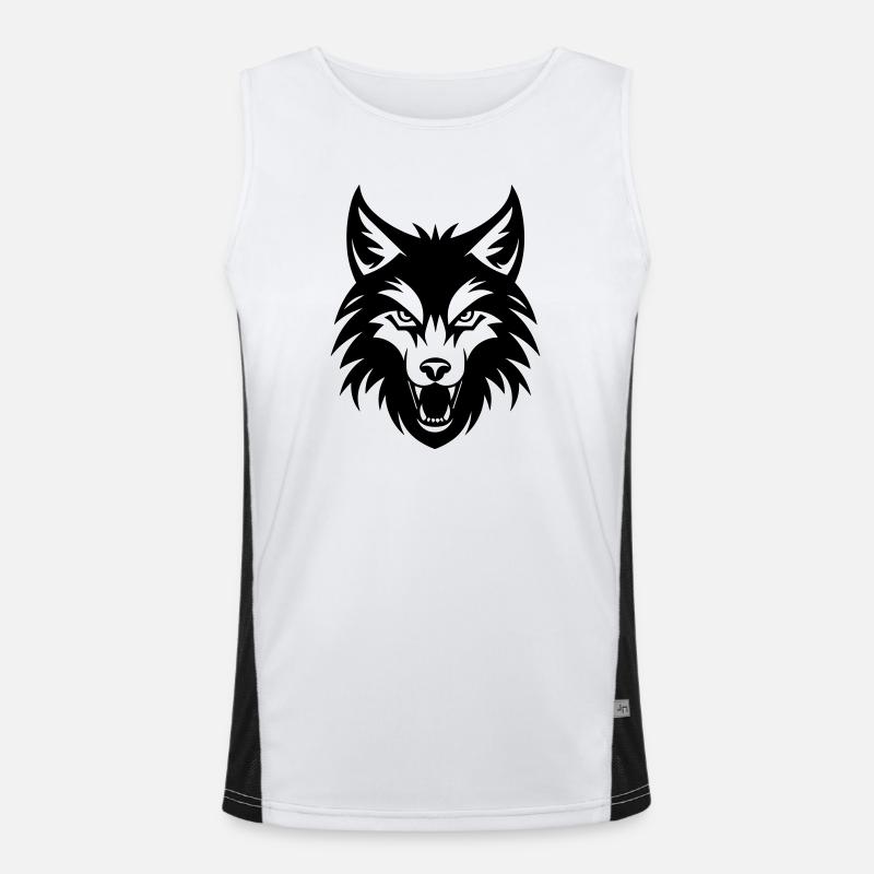 wolf Men's Functional Contrast Tank Top 