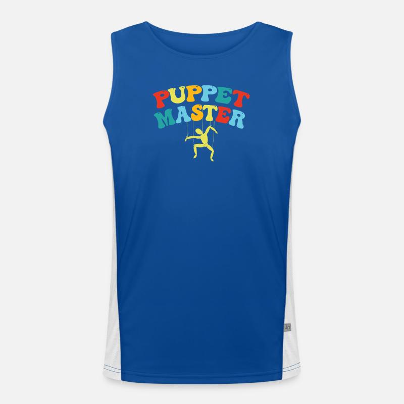 Puppet Master Swing Art Men's Functional Contrast Tank Top 