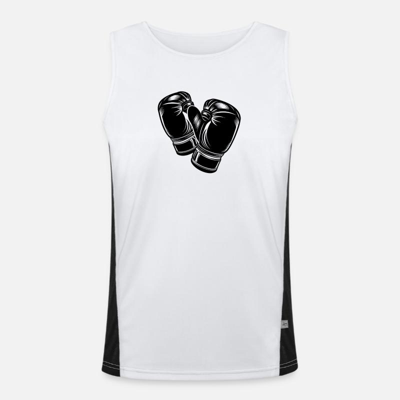 Boxhandschuhe Funktionelles Kontrast-Tank Top für Männer 