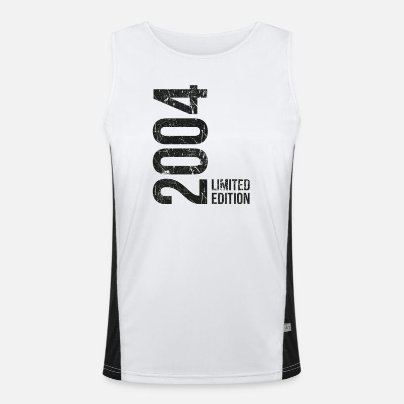 22 Years 2004 Birthday – Vintage Men's Functional Contrast Tank Top 
