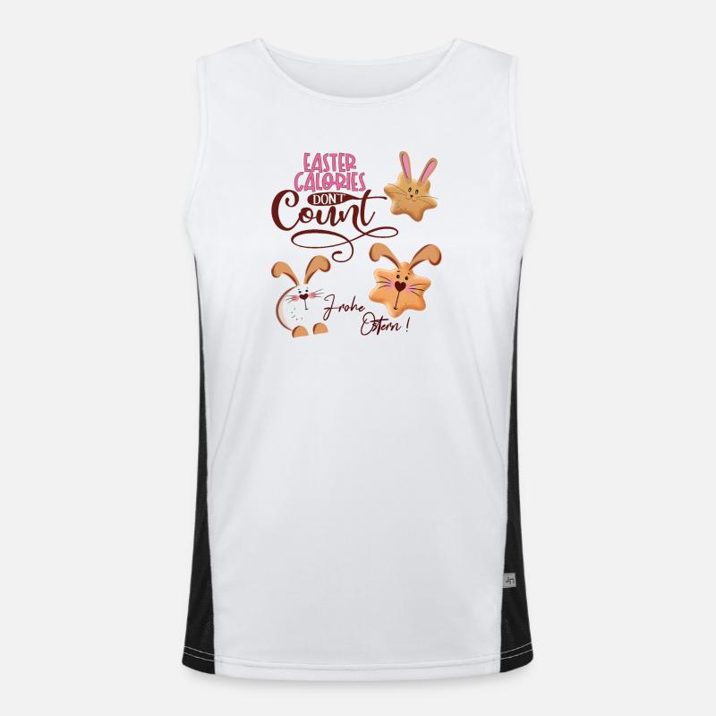 Easter joy Men's Functional Contrast Tank Top 