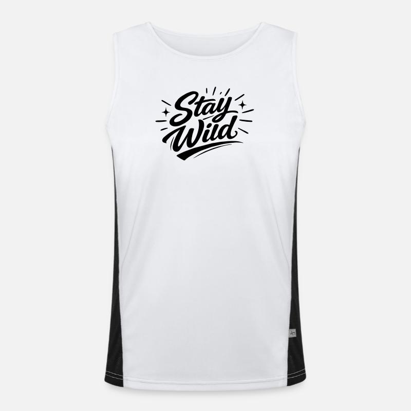 Stay wild Men's Functional Contrast Tank Top 