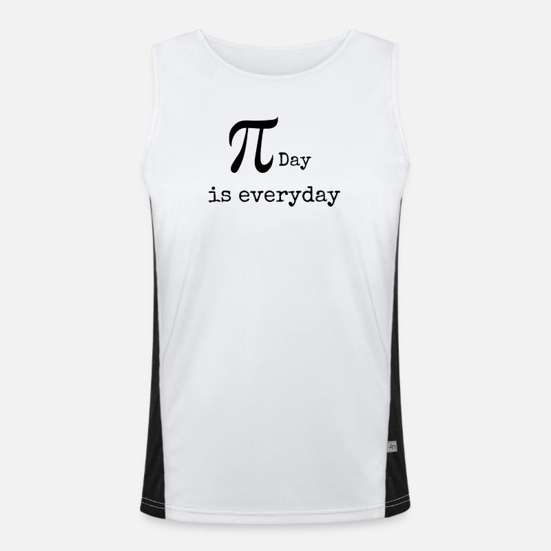 Mathe-Nerd-T-Shirt Funktionelles Kontrast-Tank Top für Männer 