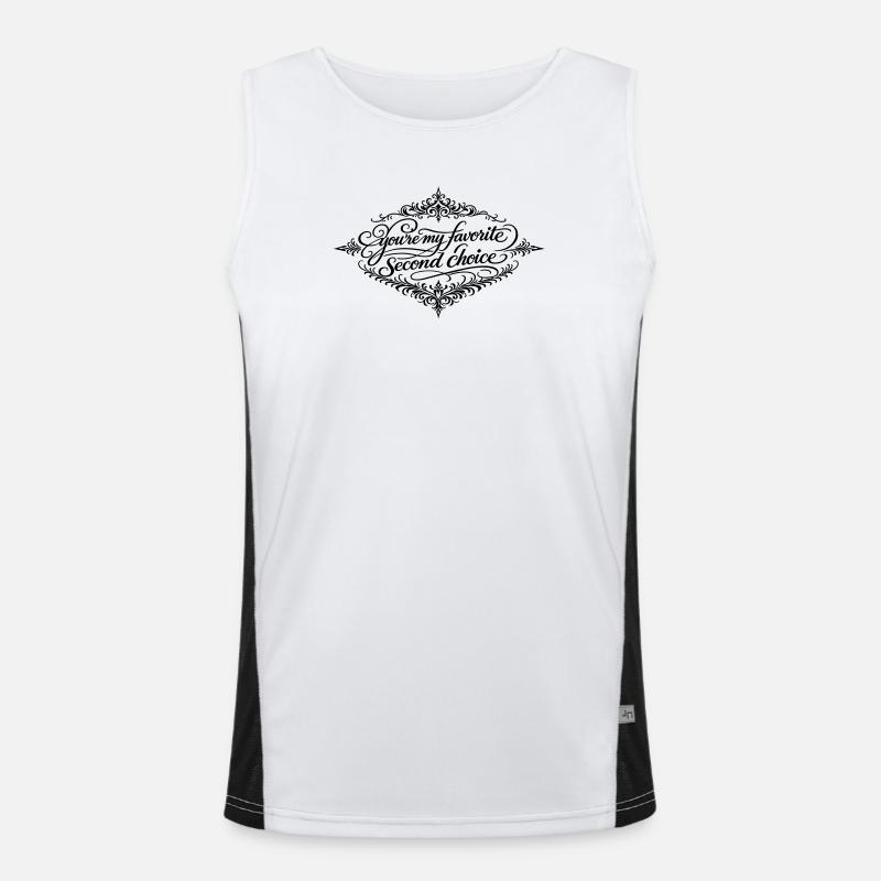 second_choice Men's Functional Contrast Tank Top 