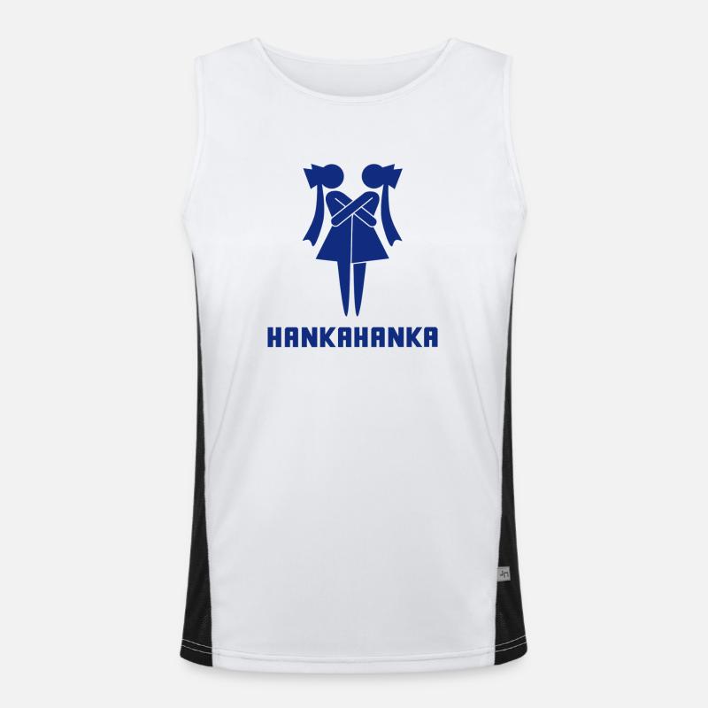 HANKAHANKA Funktionelles Kontrast-Tank Top für Männer 