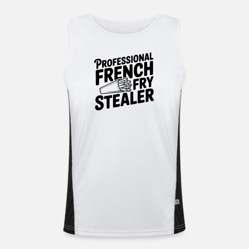 Voleur professionnel de frites Débardeur respirant contrasté Homme 
