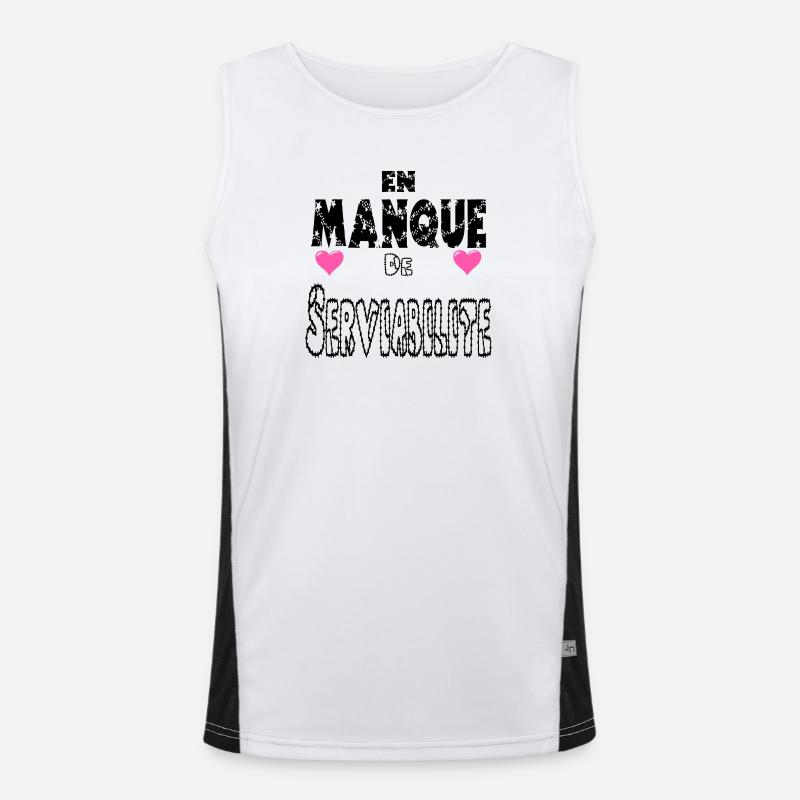 Lacking Helpfulness Men's Functional Contrast Tank Top 