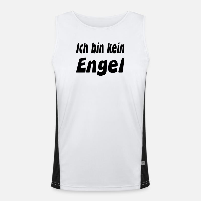 Engel Funktionelles Kontrast-Tank Top für Männer 