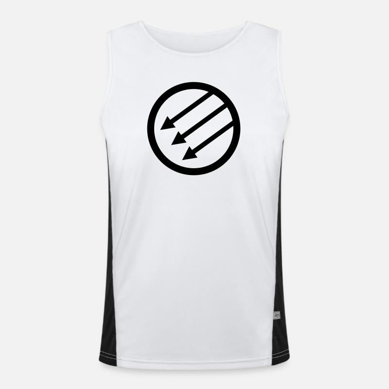 Iron Front / Eiserne Front / Järnfronten Men's Functional Contrast Tank Top 