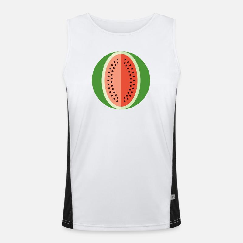 pastèque Débardeur respirant contrasté Homme 