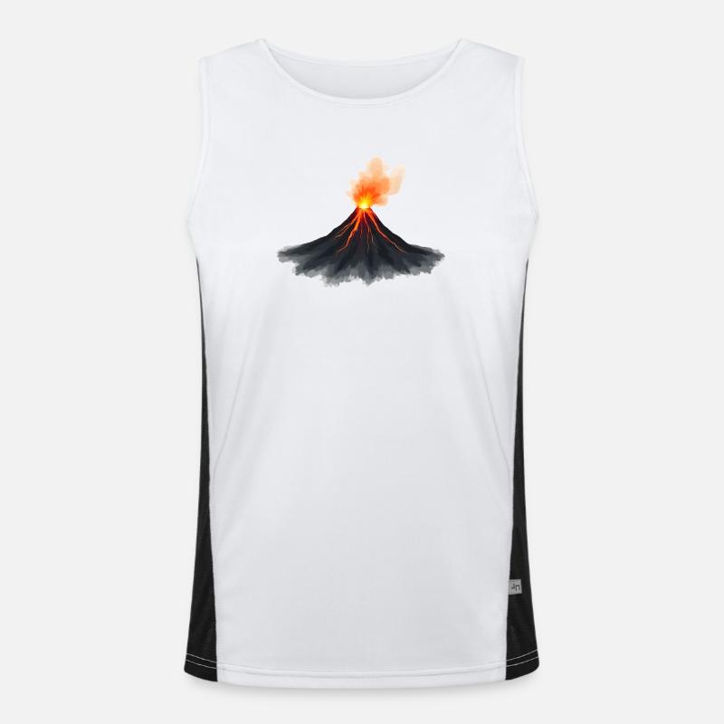 Vulkan Funktionelles Kontrast-Tank Top für Männer 