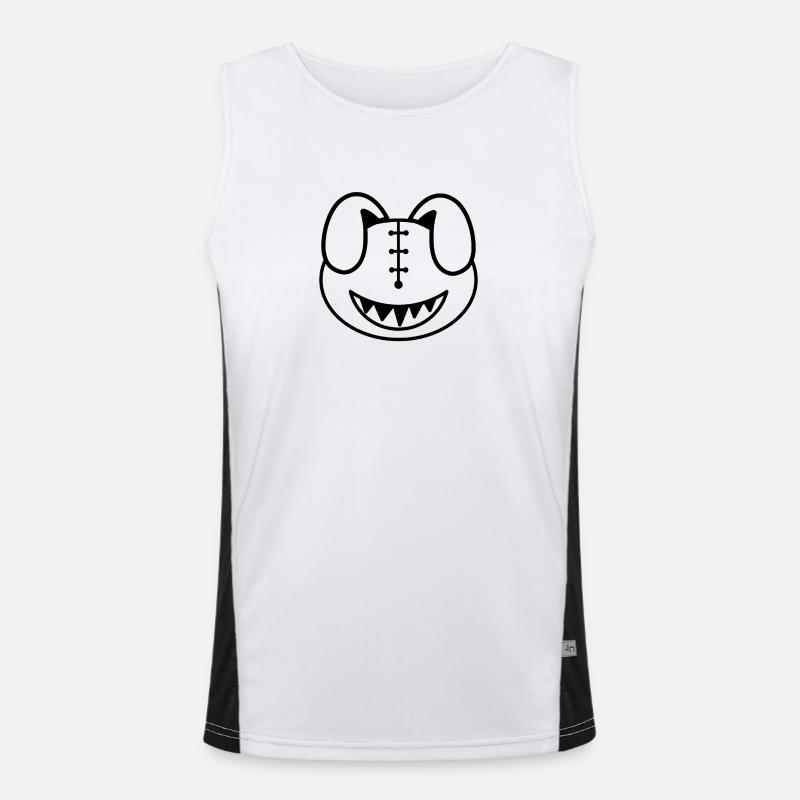 Plush: Silly (Head) Men's Functional Contrast Tank Top 