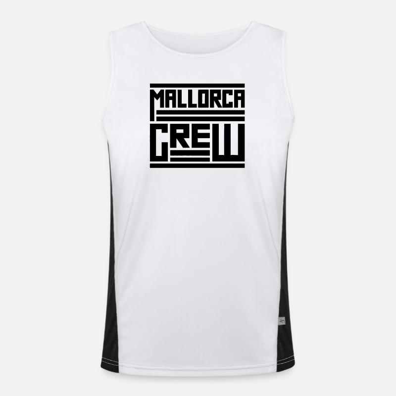Mallorca crew Funktionelles Kontrast-Tank Top für Männer 