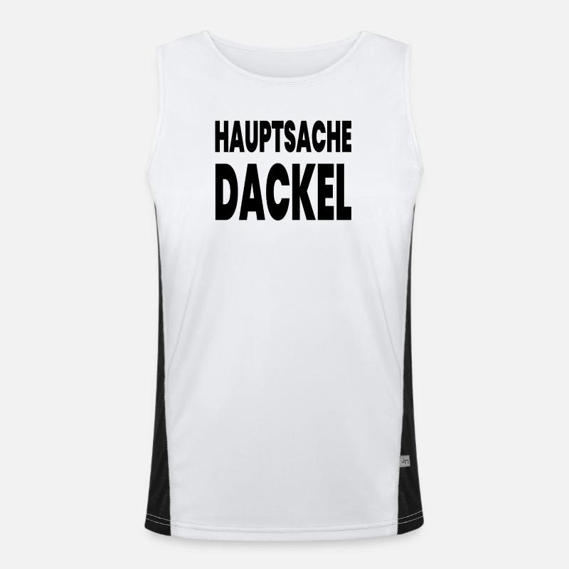 Teckel Débardeur respirant contrasté Homme 