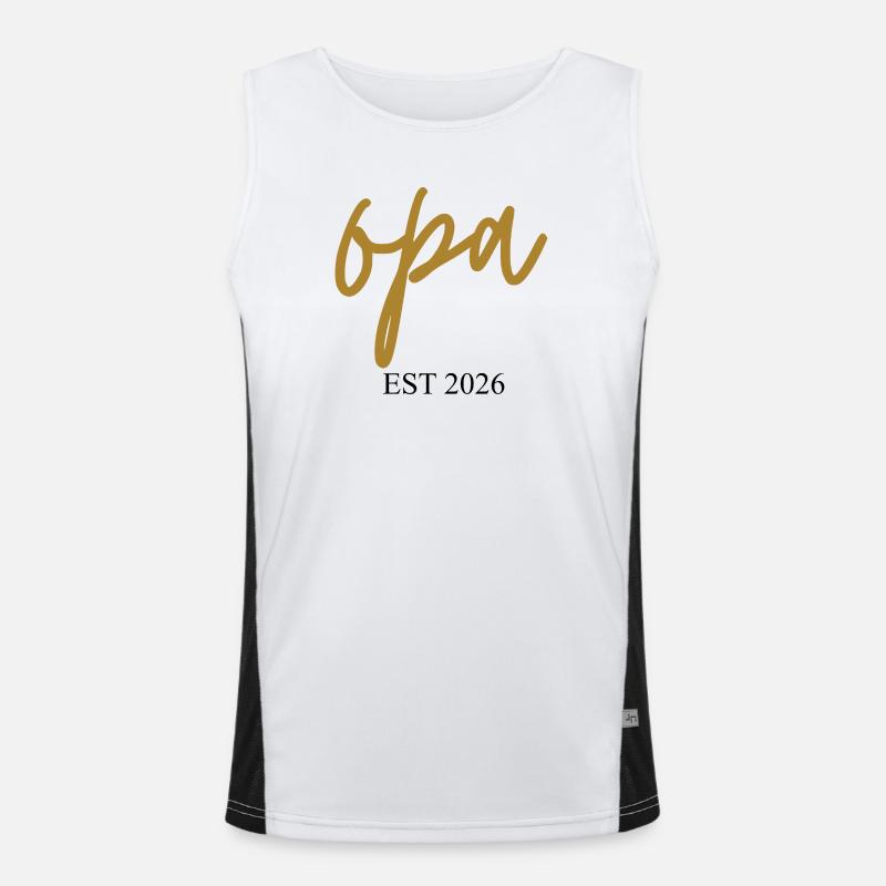Grandpa Est 2026 Men's Functional Contrast Tank Top 