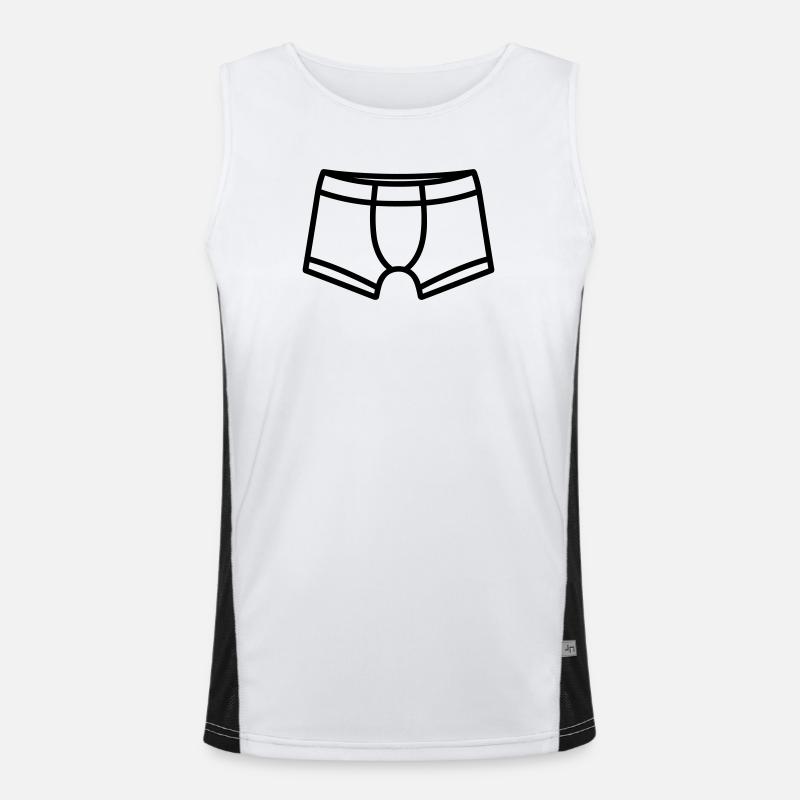 Slip Débardeur respirant contrasté Homme 