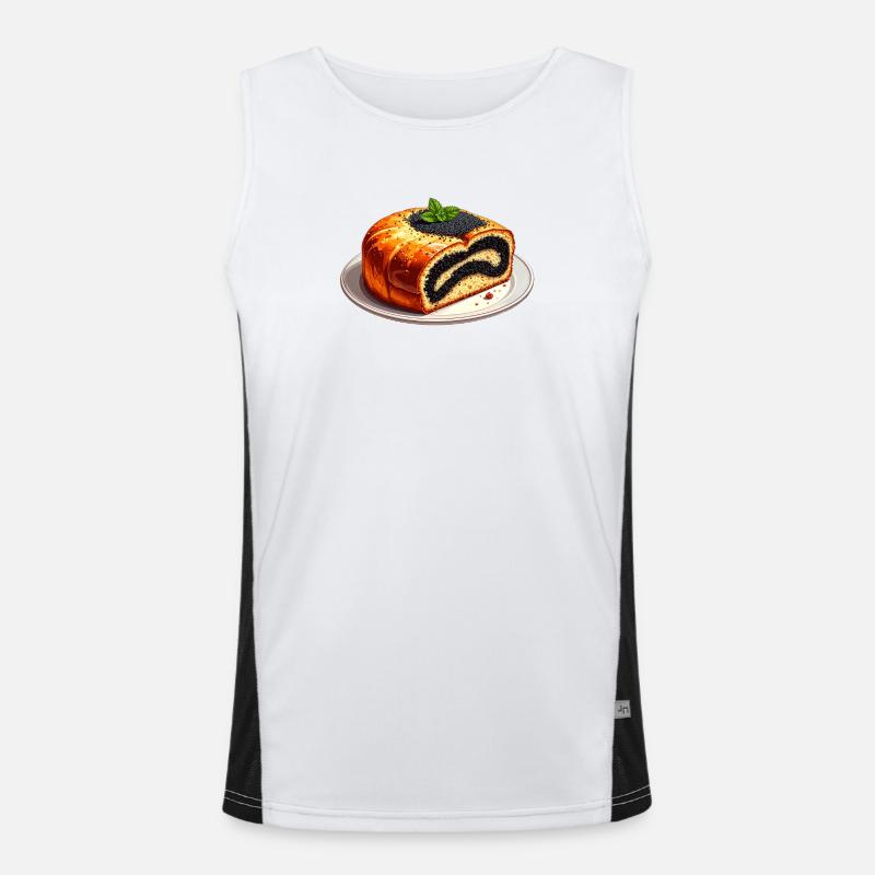 Poppy seed cake Men's Functional Contrast Tank Top 