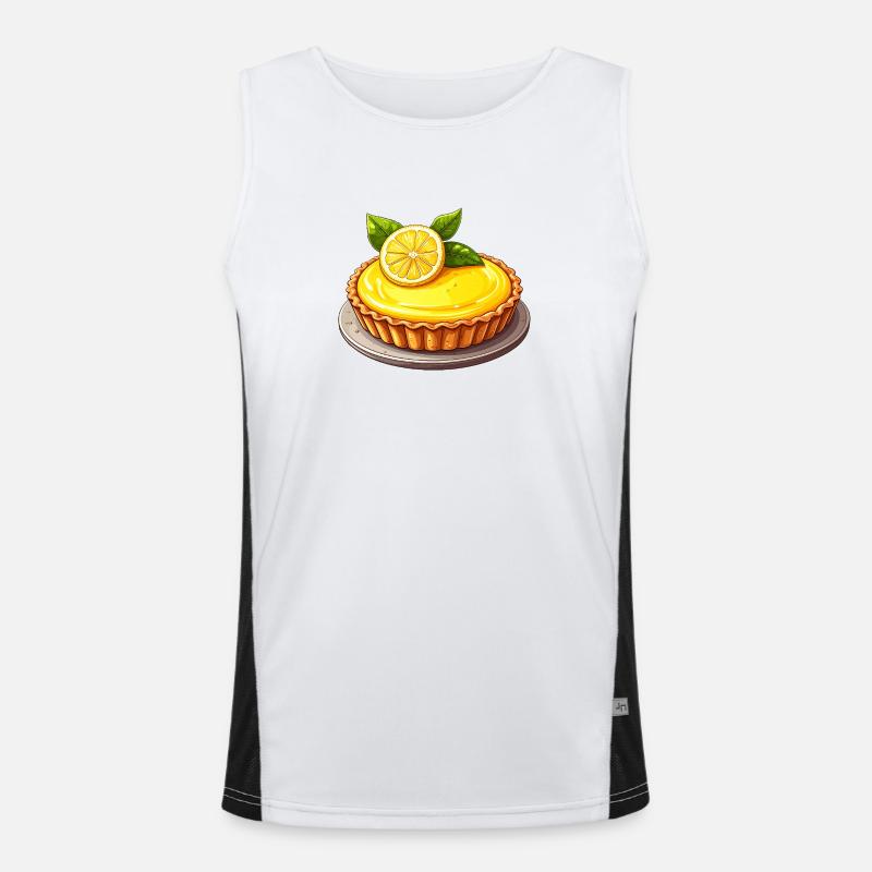 Gâteau au citron Débardeur respirant contrasté Homme 