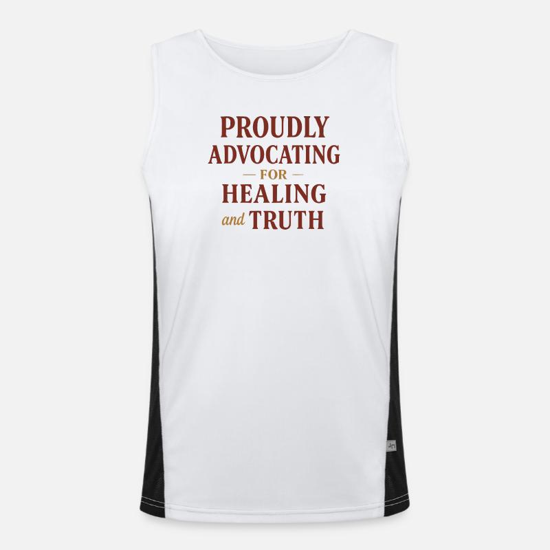 Forensic Nurse Practitioner Healing & Truth Funktionelles Kontrast-Tank Top für Männer 