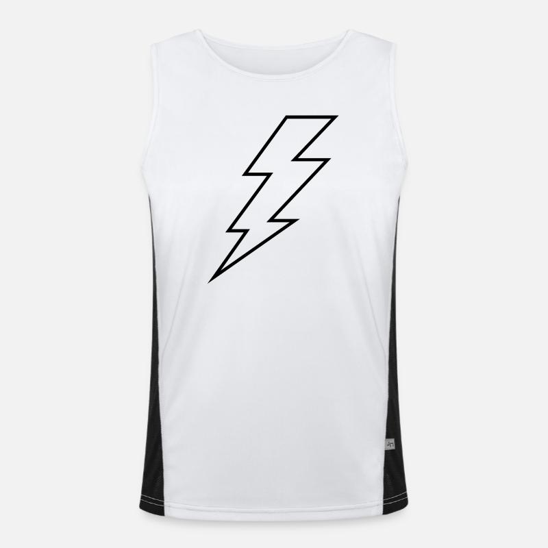 Lightning bolt Men's Functional Contrast Tank Top 
