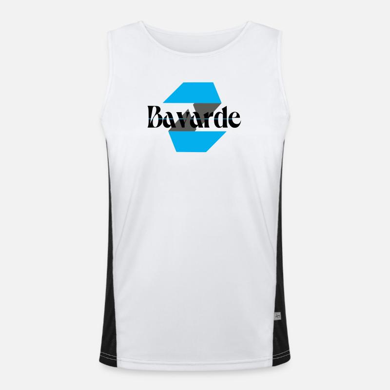 Chatty-Logo Funktionelles Kontrast-Tank Top für Männer 