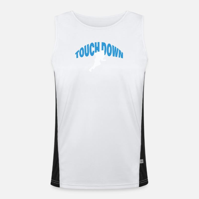 TOUCH DOWN Funktionelles Kontrast-Tank Top für Männer 