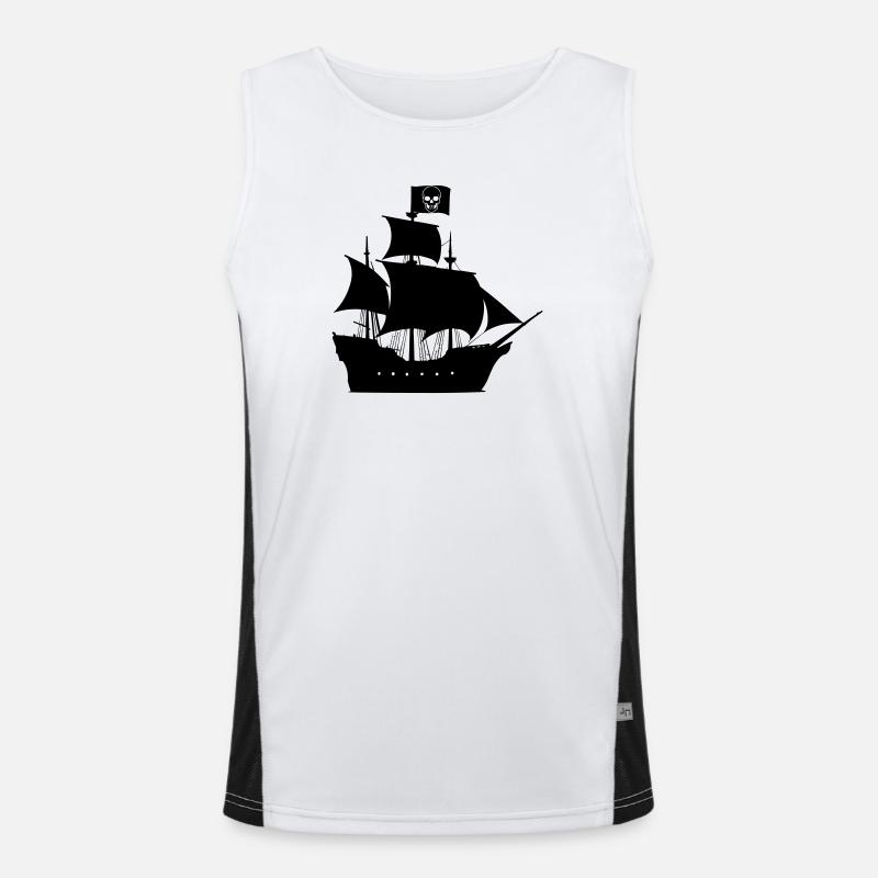 Bateau pirate Débardeur respirant contrasté Homme 
