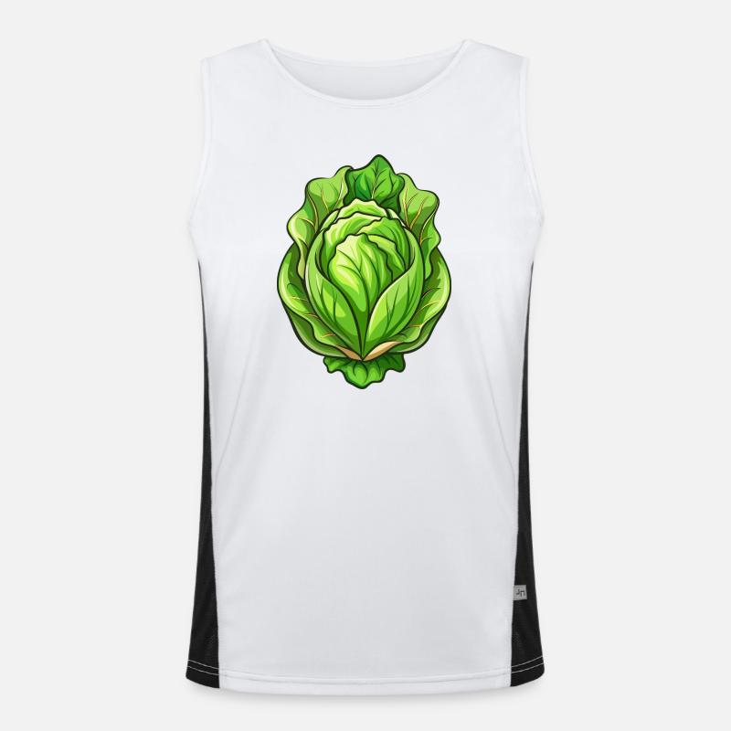 Lettuce Head Men's Functional Contrast Tank Top 