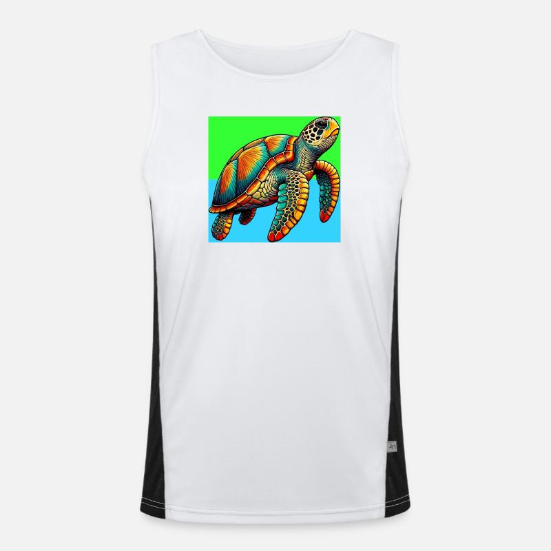 turtle Men's Functional Contrast Tank Top 