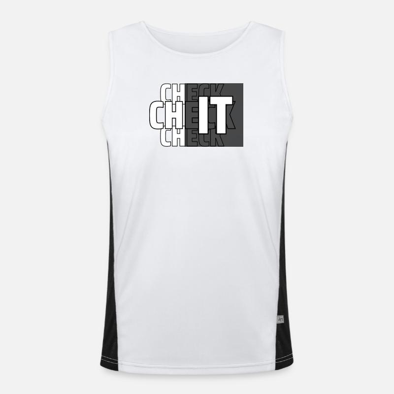 REGARDE Débardeur respirant contrasté Homme 