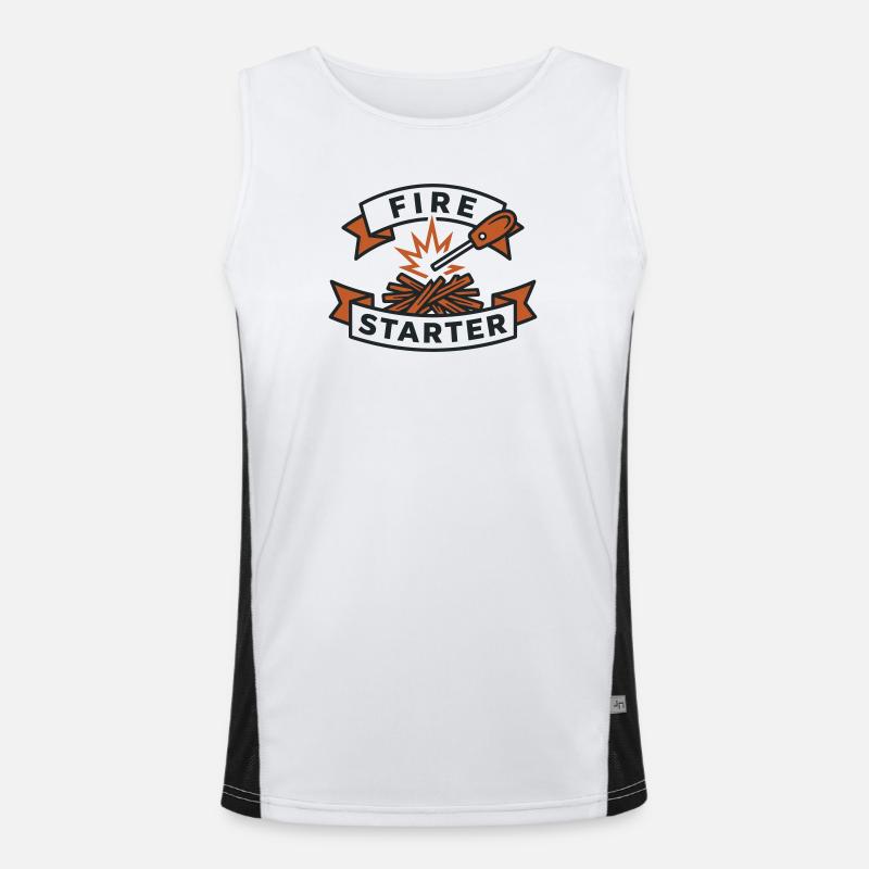 Fire Starter Ember Fire Starter Men's Functional Contrast Tank Top 
