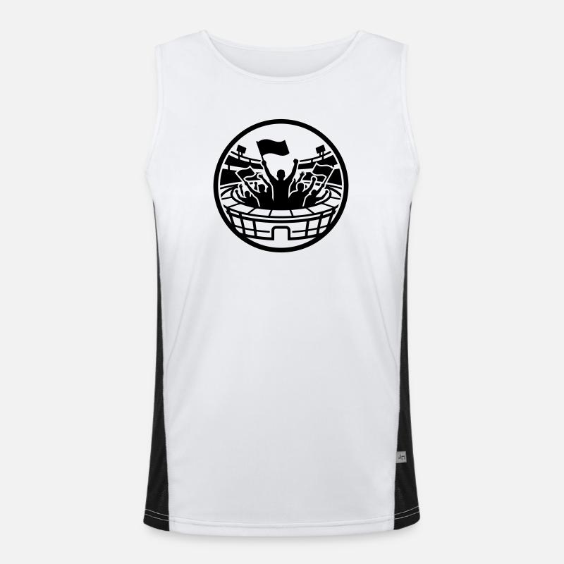 Supporters du stade Débardeur respirant contrasté Homme 