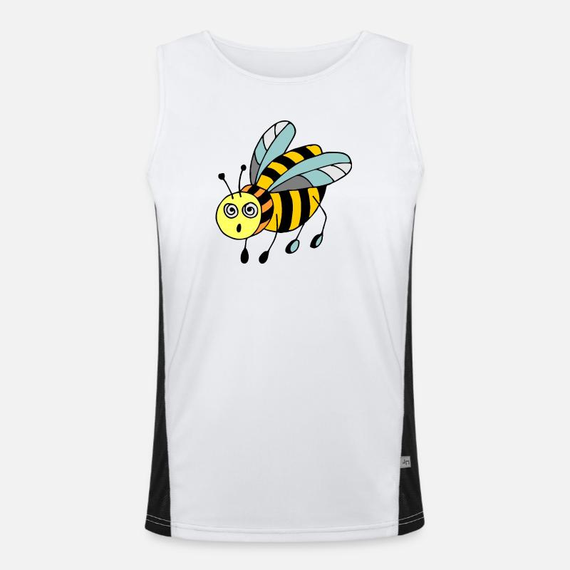 Insekt Funktionelles Kontrast-Tank Top für Männer 