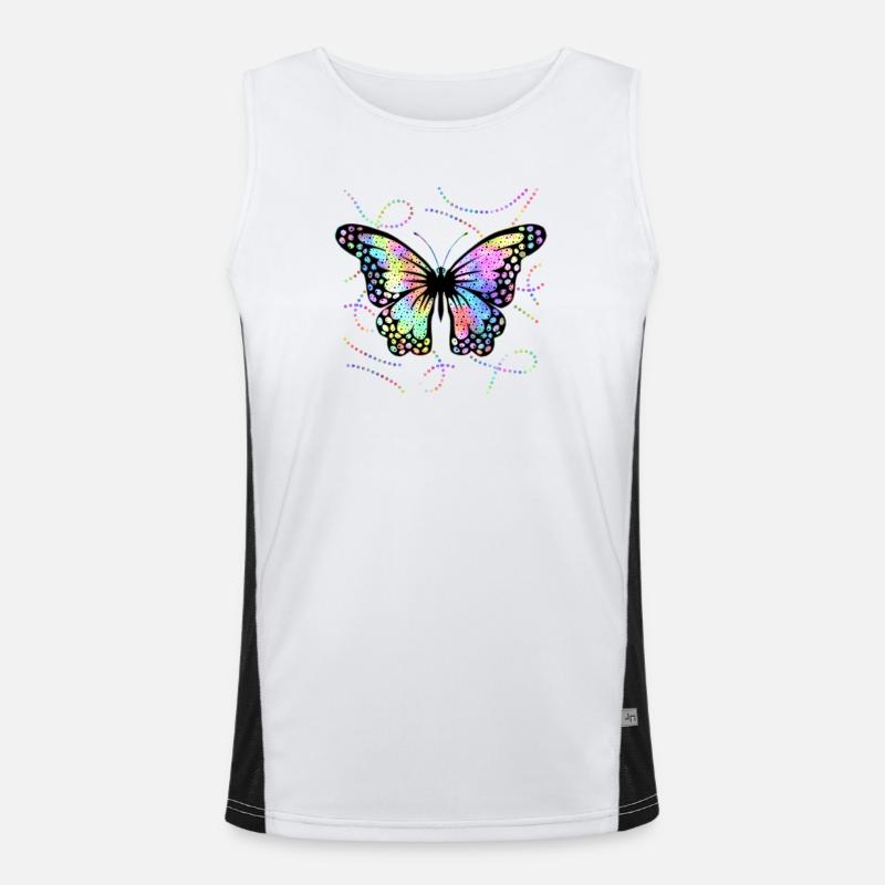 papillon Débardeur respirant contrasté Homme 