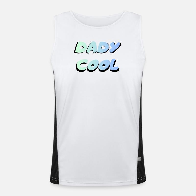 Dady Cool Men's Functional Contrast Tank Top 