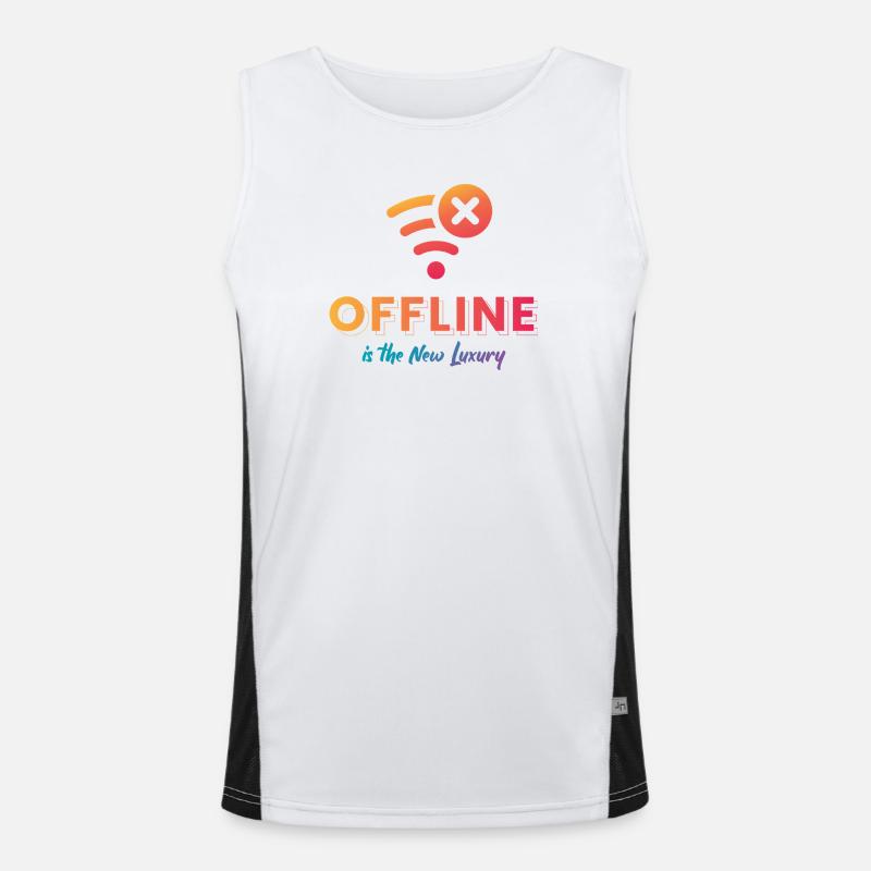 Offline ist der neue Luxus Funktionelles Kontrast-Tank Top für Männer 