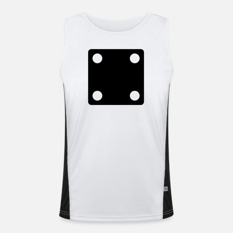 says Men's Functional Contrast Tank Top 