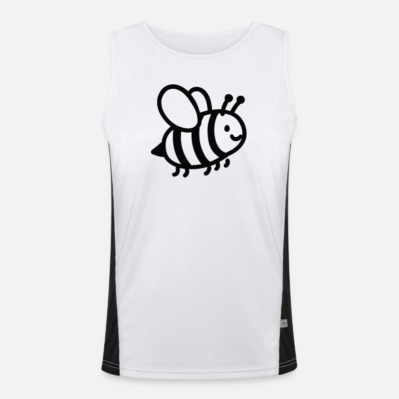 bee Men's Functional Contrast Tank Top 