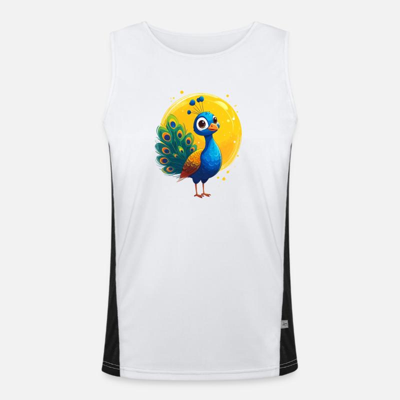 Peacock Men's Functional Contrast Tank Top 
