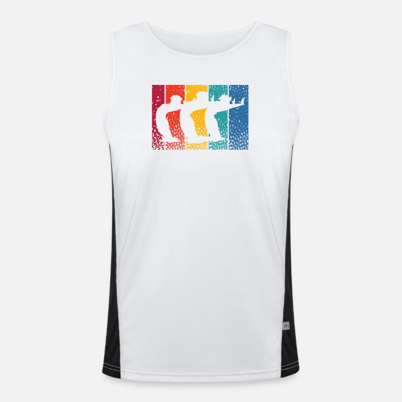 Artistic Swim Team Synchronschwimmen Funktionelles Kontrast-Tank Top für Männer 