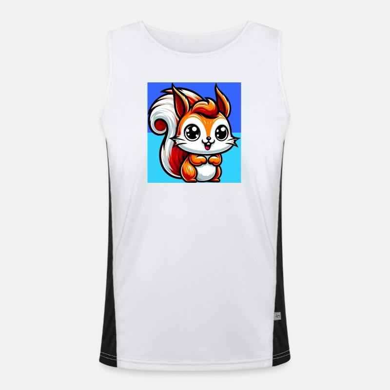 squirrel Men's Functional Contrast Tank Top 